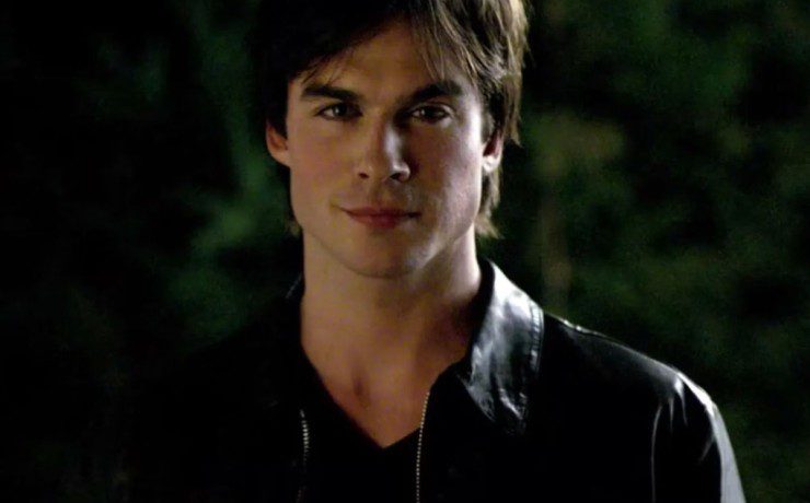 Ian Somerhalder come Damon Salvatore in The Vampire Diaries