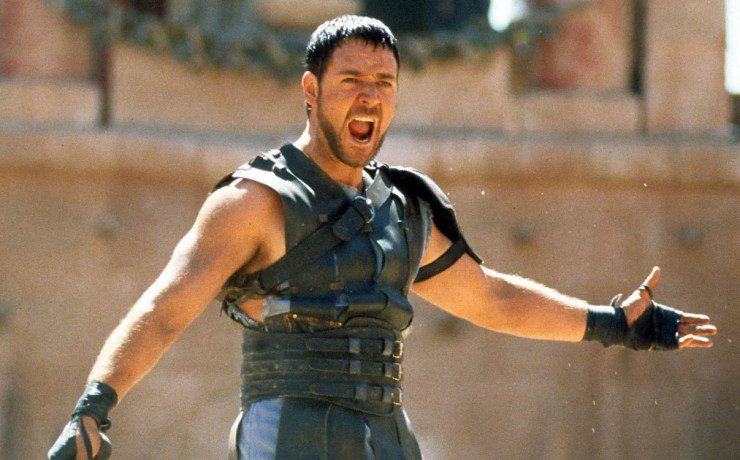 Russell Crowe in Il Gladiatore