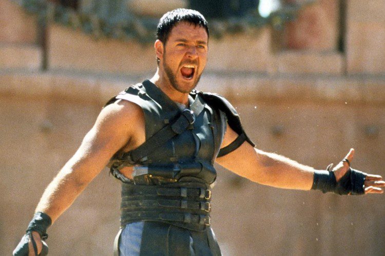 Russell Crowe in Il Gladiatore