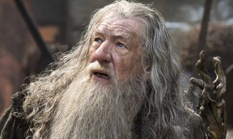 Ian McKellen è Gandalf nella saga de Il Signore degli Anelli