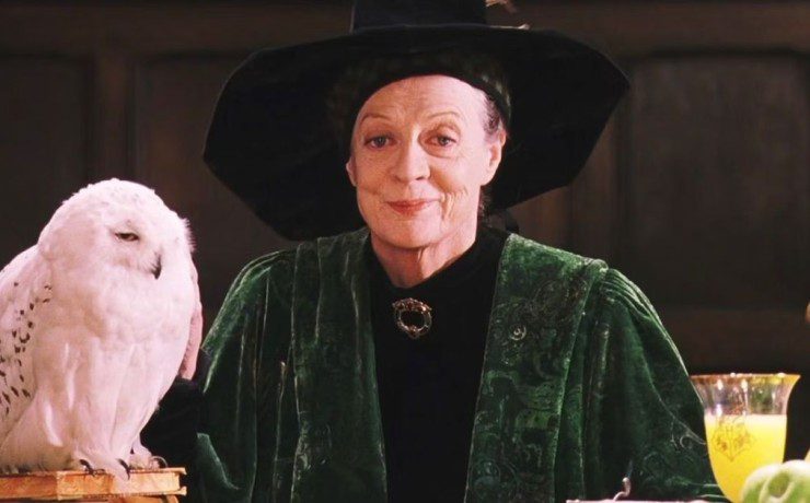 Maggie Smith come professoressa Mcgranitt in Harry Potter