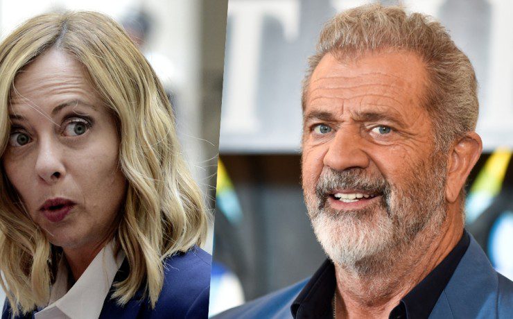 giorgia meloni e mel gibson