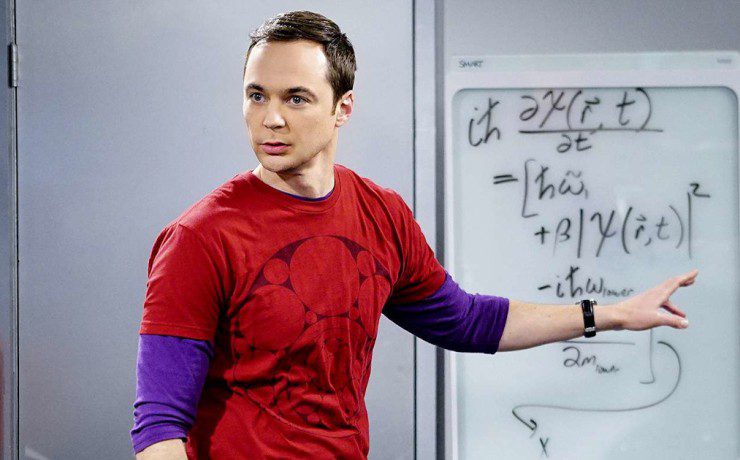 Sheldon Cooper (Jim Parsons) in The Big Bang Theory