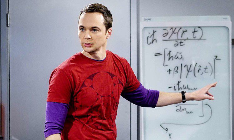 Sheldon Cooper (Jim Parsons) in The Big Bang Theory