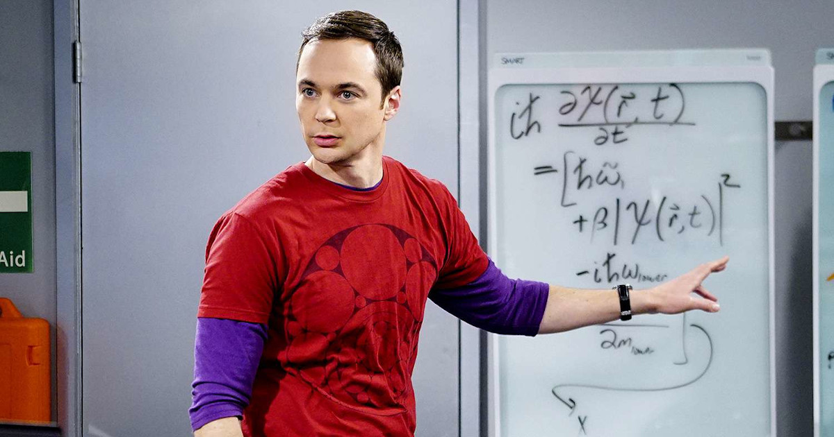 Sheldon Cooper (Jim Parsons) in The Big Bang Theory