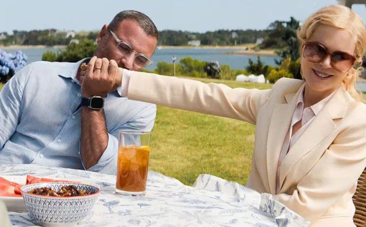 Nicole Kidman e Liev Schreiber nella serie Netflix The Perfect Couple