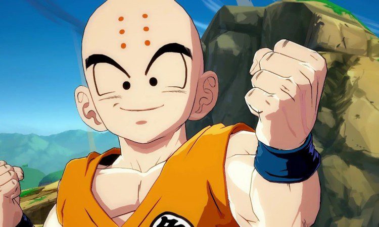 Crilin in un frame di Dragon Ball