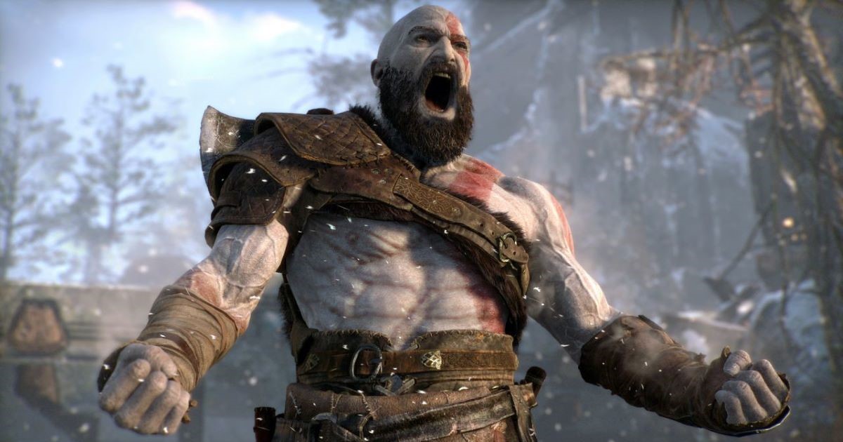 Kratos in un frame di God of War