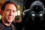 Primo piano di Nicolas Cage e Spider-Noir