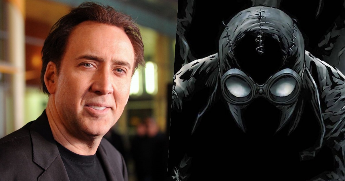 Primo piano di Nicolas Cage e Spider-Noir