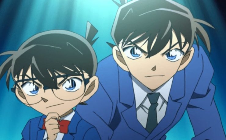 Conan e Shinichi in Detective Conan