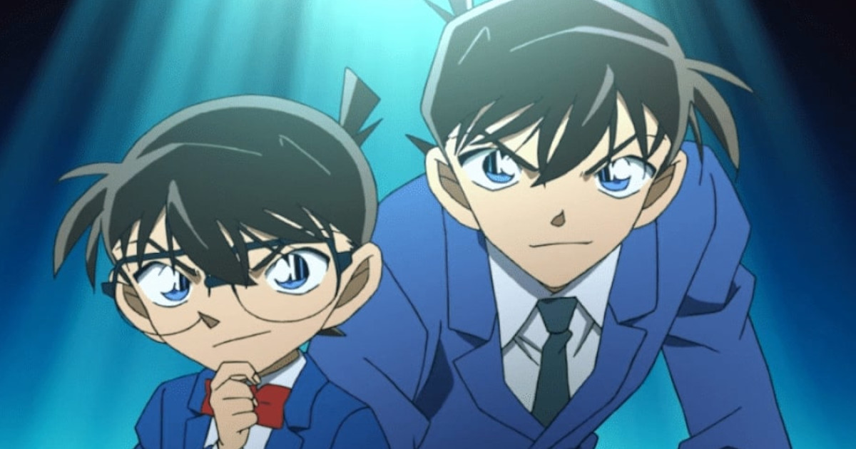 Conan e Shinichi in Detective Conan