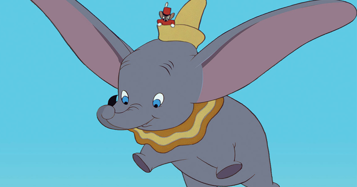 L'elefantino Dumbo nel film Disney