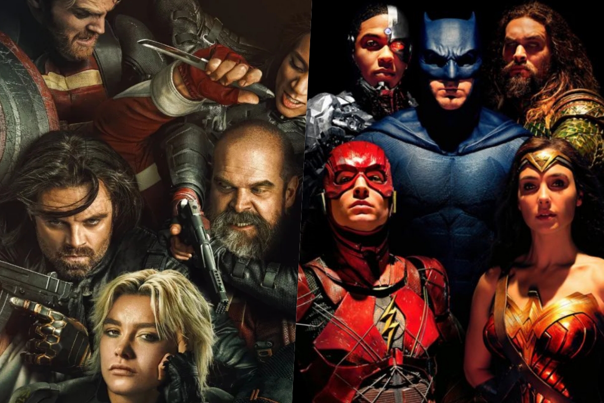 Collage Thunderbolts* e Justice League