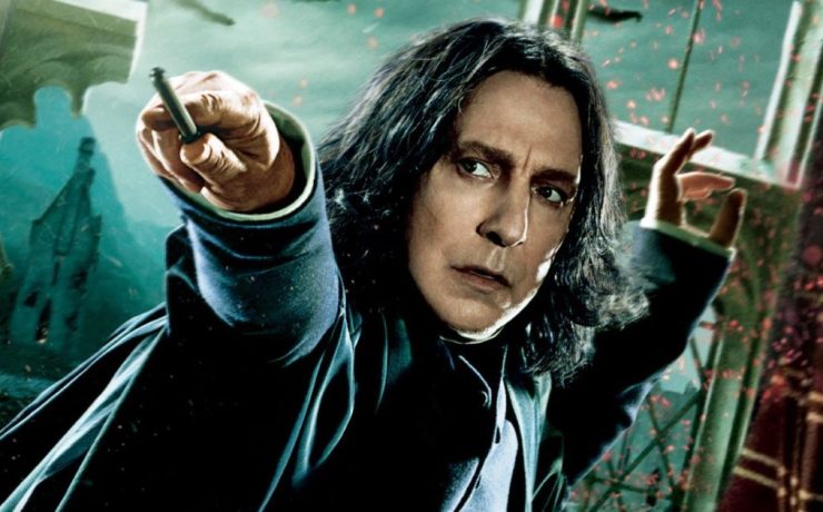 Alan RIckman nei panni di Severus Piton in Harry Potter