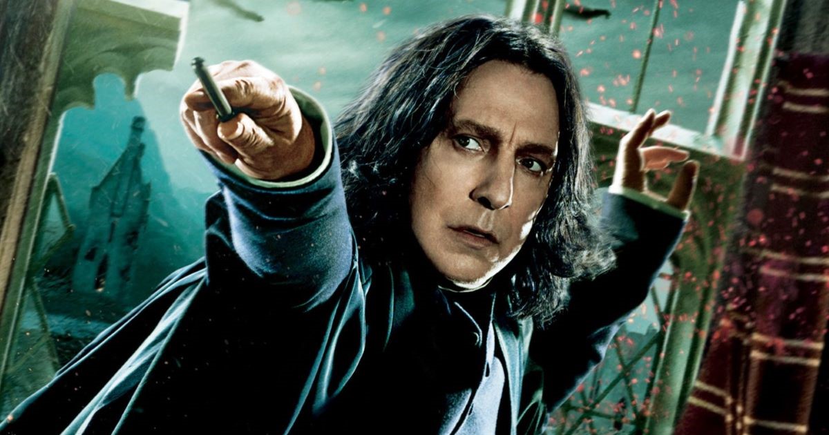 Alan RIckman nei panni di Severus Piton in Harry Potter