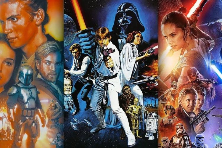 le tre trilogie di Star-Wars