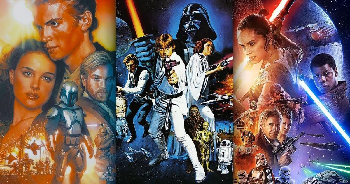 le tre trilogie di Star-Wars