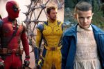 Collage Deadpool Wolverine e Stranger Things