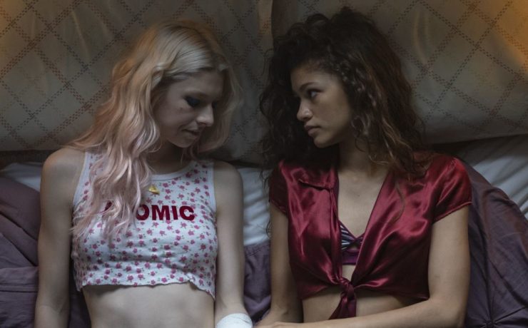 hunter schafer e zendaya in Euphoria