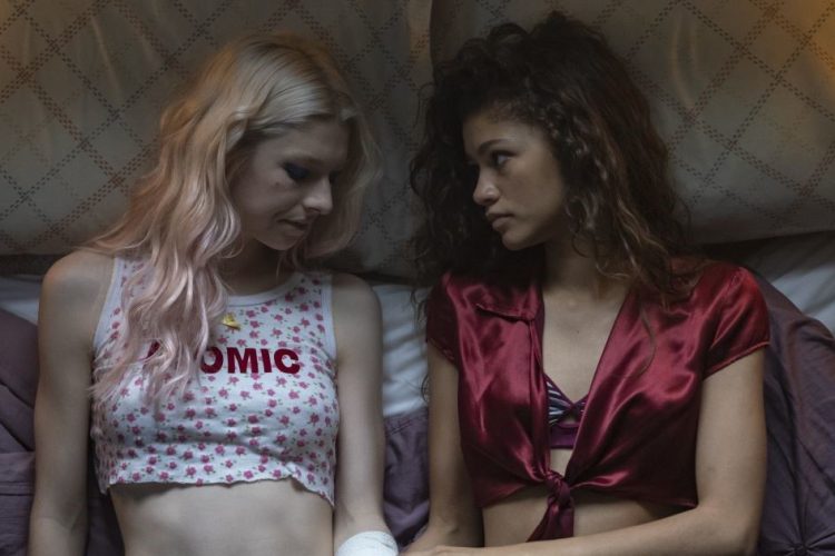 hunter schafer e zendaya in Euphoria