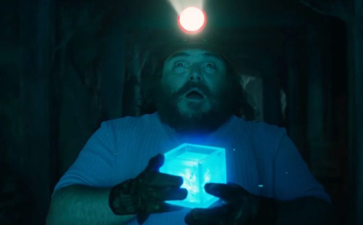 jack black nel trailer di un film minecraft