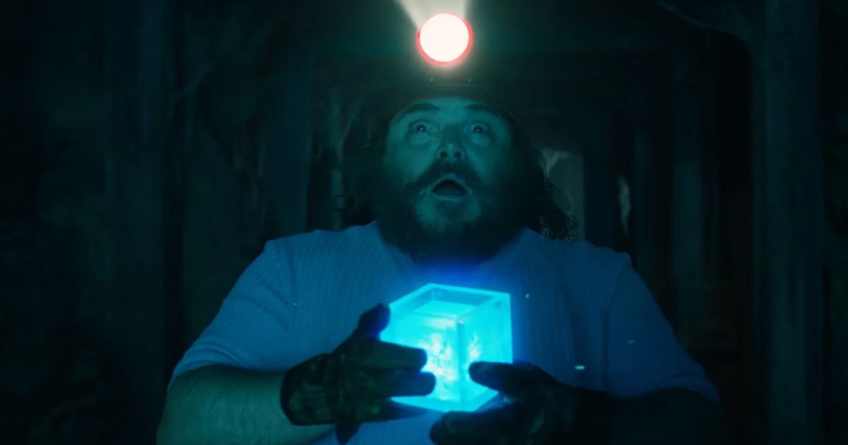 jack black nel trailer di un film minecraft