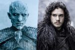 Collage Jon Snow e Re della Notte