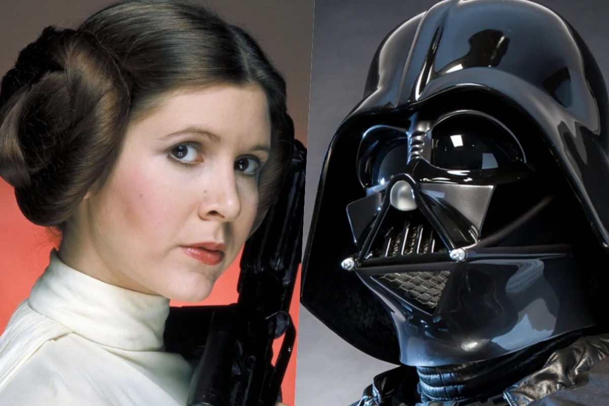 Collage Leia e Darth Vader Star Wars