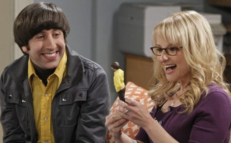 Simon Helberg e Melissa Rauch in The Big bang Theory