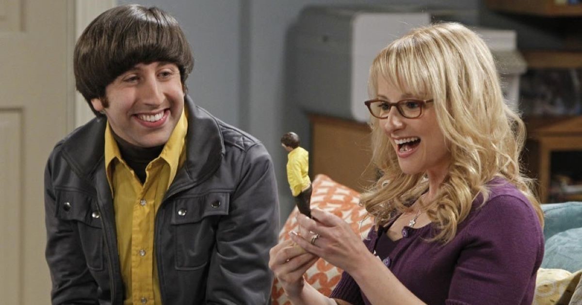 Simon Helberg e Melissa Rauch in The Big bang Theory