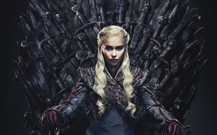 Daenerys sul trono di spade