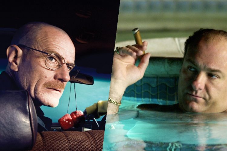 Due frame da Breaking Bad e I Soprano