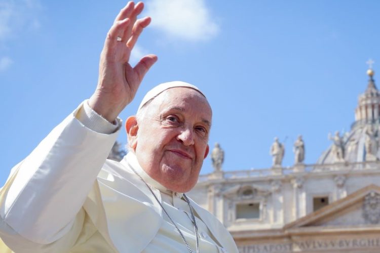 un primo piano di Papa Francesco