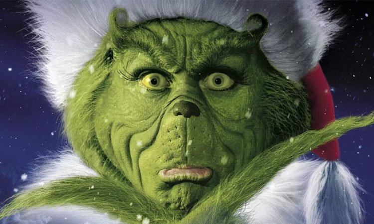 Jim Carrey nel film di Natale Il Grinch