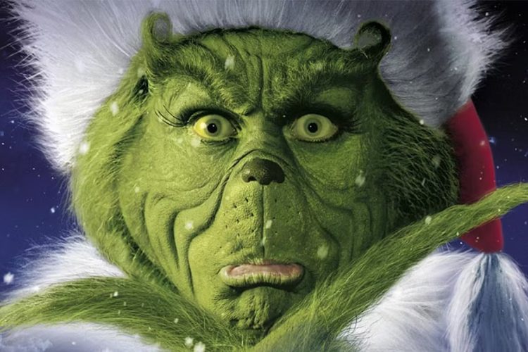 Jim Carrey nel film di Natale Il Grinch