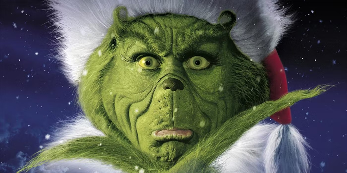 Jim Carrey nel film di Natale Il Grinch