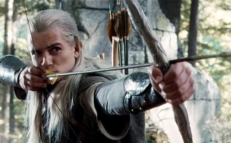 Il Signore degli Anelli: Legolas con il suo arco