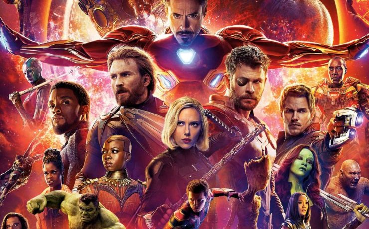 artwork dei Marvel Studios per Avengers: Infinity War