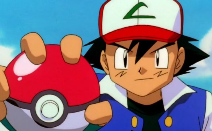 Pokémon: Ash Ketchum con la sua Poké Ball