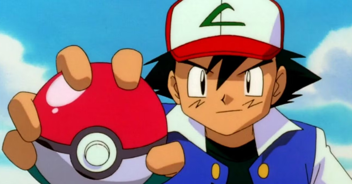 Pokémon: Ash Ketchum con la sua Poké Ball