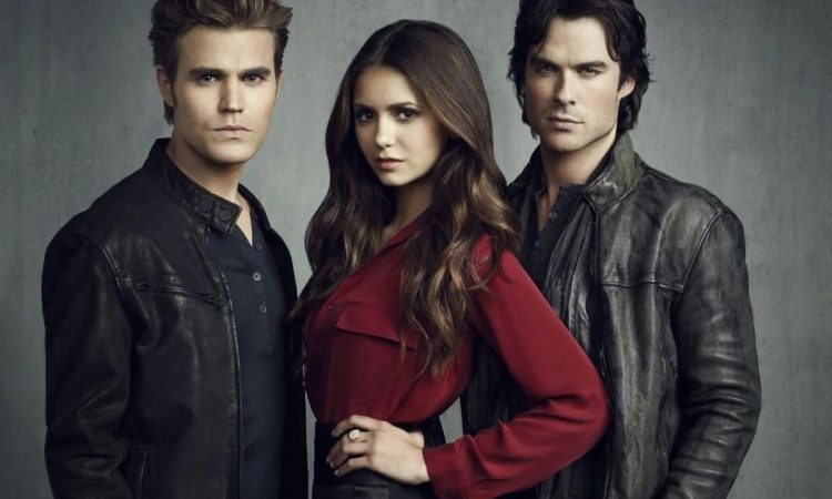 Elena, Damon e Salvatore in The Vampire Diaries