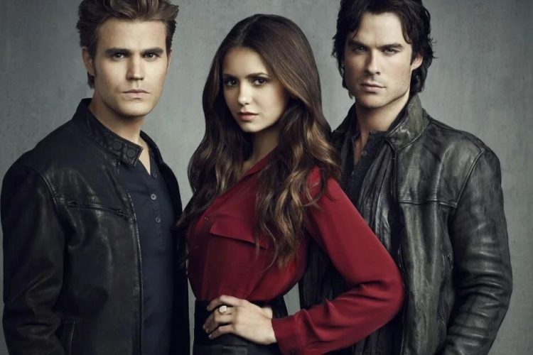 Elena, Damon e Salvatore in The Vampire Diaries