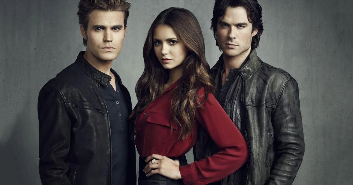 Elena, Damon e Salvatore in The Vampire Diaries