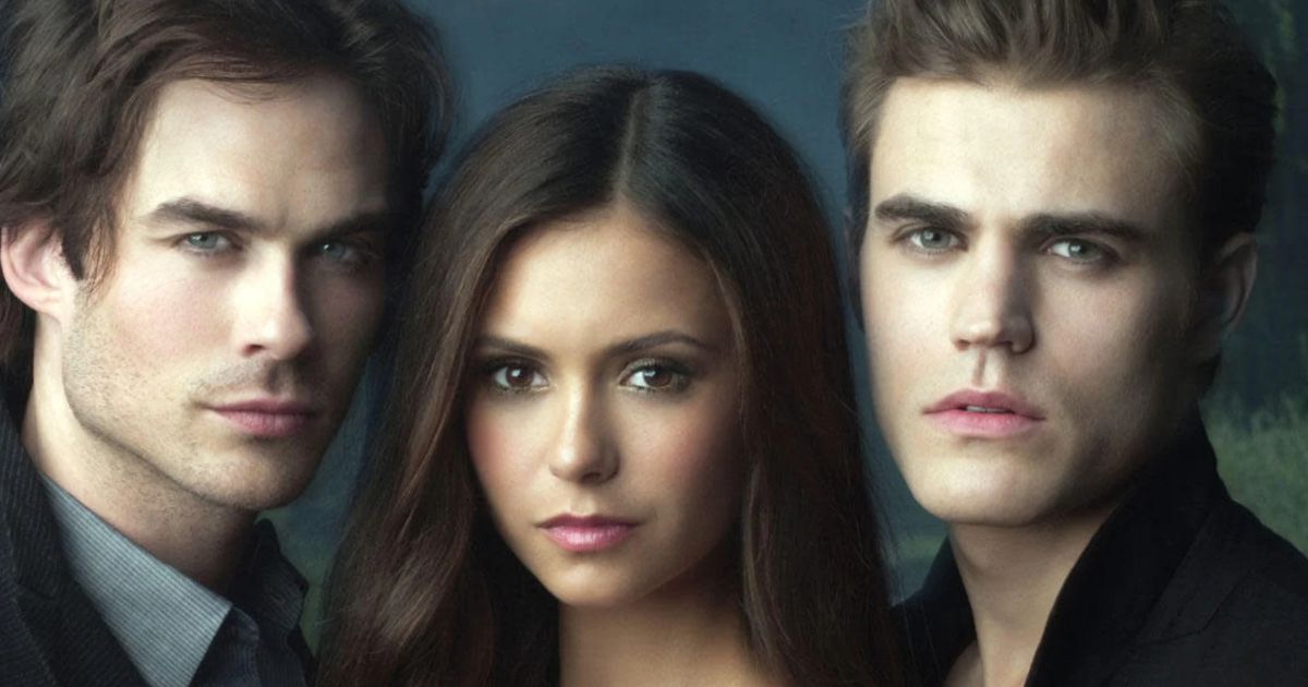 Elena, Stephan e Damon in The Vampire Diaries