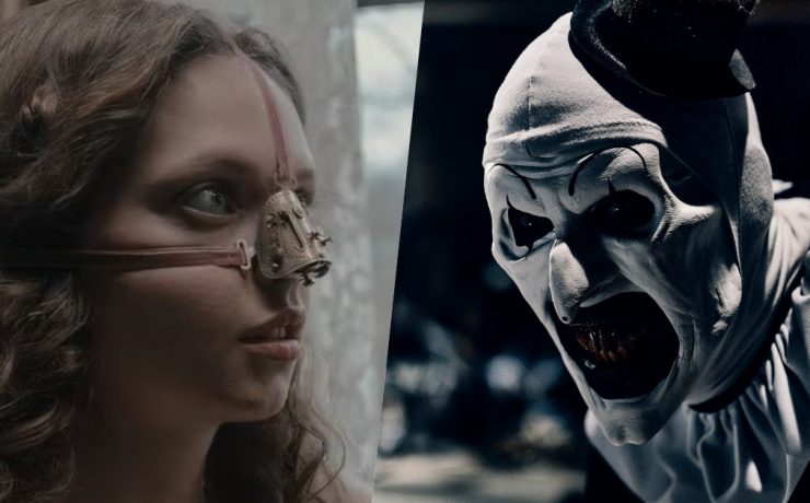 un frame del film horror basato su Cenerentola The Ugly Stepsister e Terrifier 3