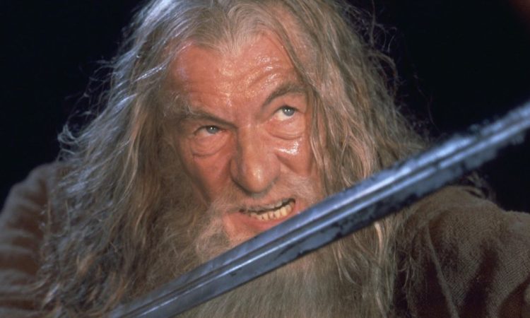 un frame di Gandalf in Il Signore degli Anelli: La Compagnia dell'Anello