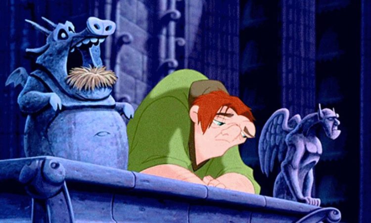 un dettaglio su quasimodo gobbo notre dame