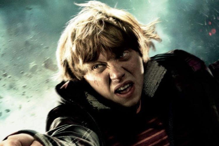 artwork ufficiale di Rupert Grint in Harry Potter e i Doni della Morte