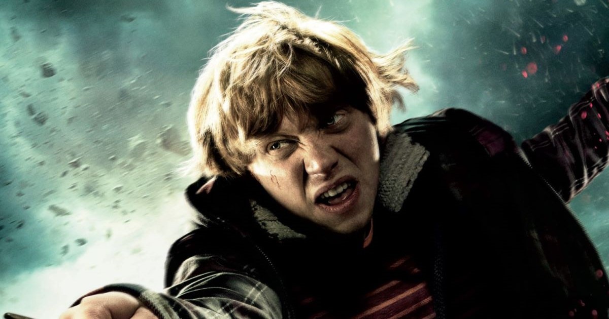 artwork ufficiale di Rupert Grint in Harry Potter e i Doni della Morte